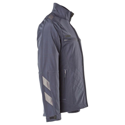 Mascot Dresden Softshell Jacket Fleece-Lined 12102-149 Left #colour_dark-navy-blue