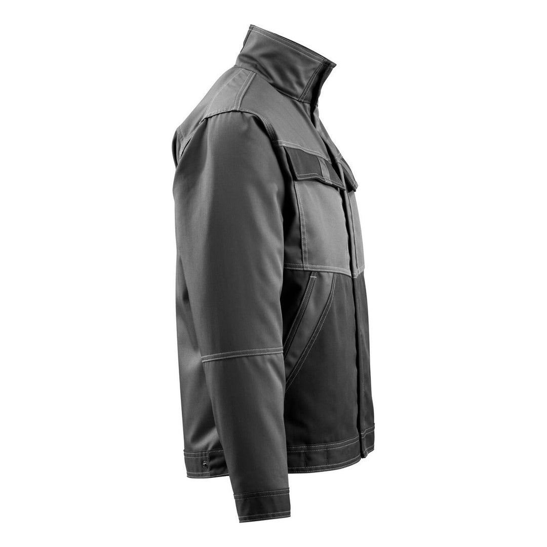 Mascot Dubbo Work Jacket 15709-330 Left #colour_dark-anthracite-grey-black