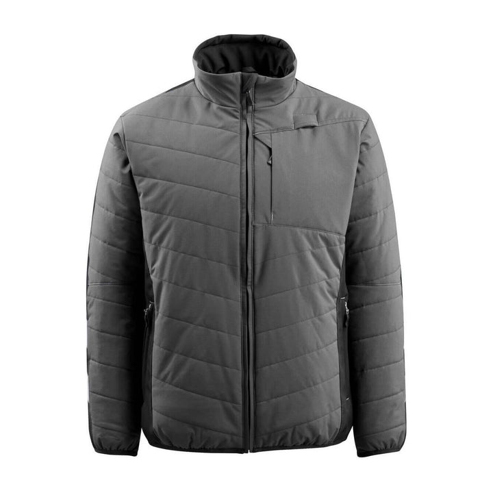 Mascot Erding Thermal Padded Jacket 15615-249 Front #colour_dark-anthracite-grey-black