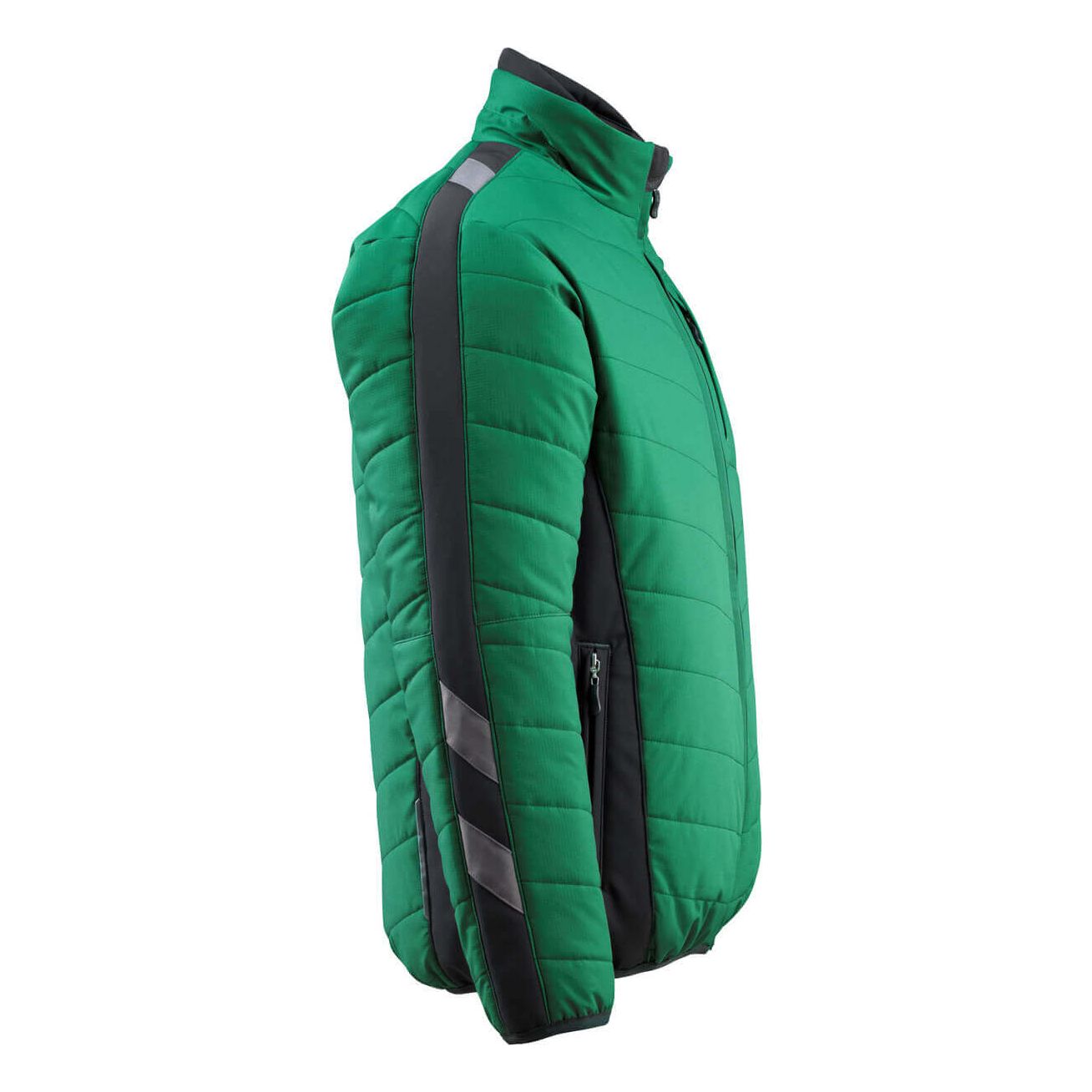 Mascot Erding Thermal Padded Jacket 15615-249 Left #colour_green-black