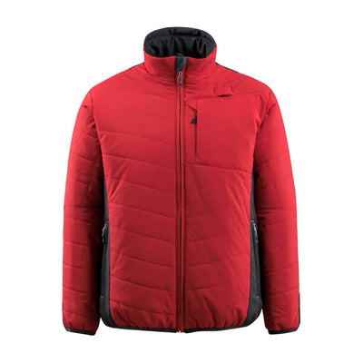Mascot Erding Thermal Padded Jacket 15615-249 Front #colour_red-black