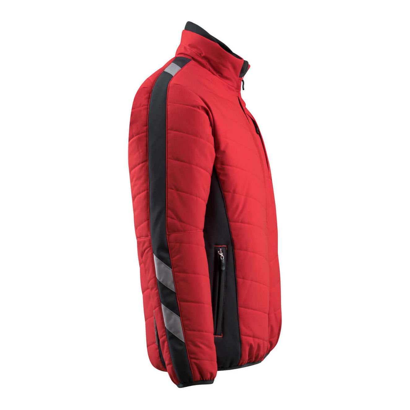 Mascot Erding Thermal Padded Jacket 15615-249 Left #colour_red-black