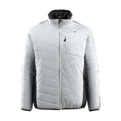 Mascot Erding Thermal Padded Jacket 15615-249 Front #colour_white-dark-anthracite-grey