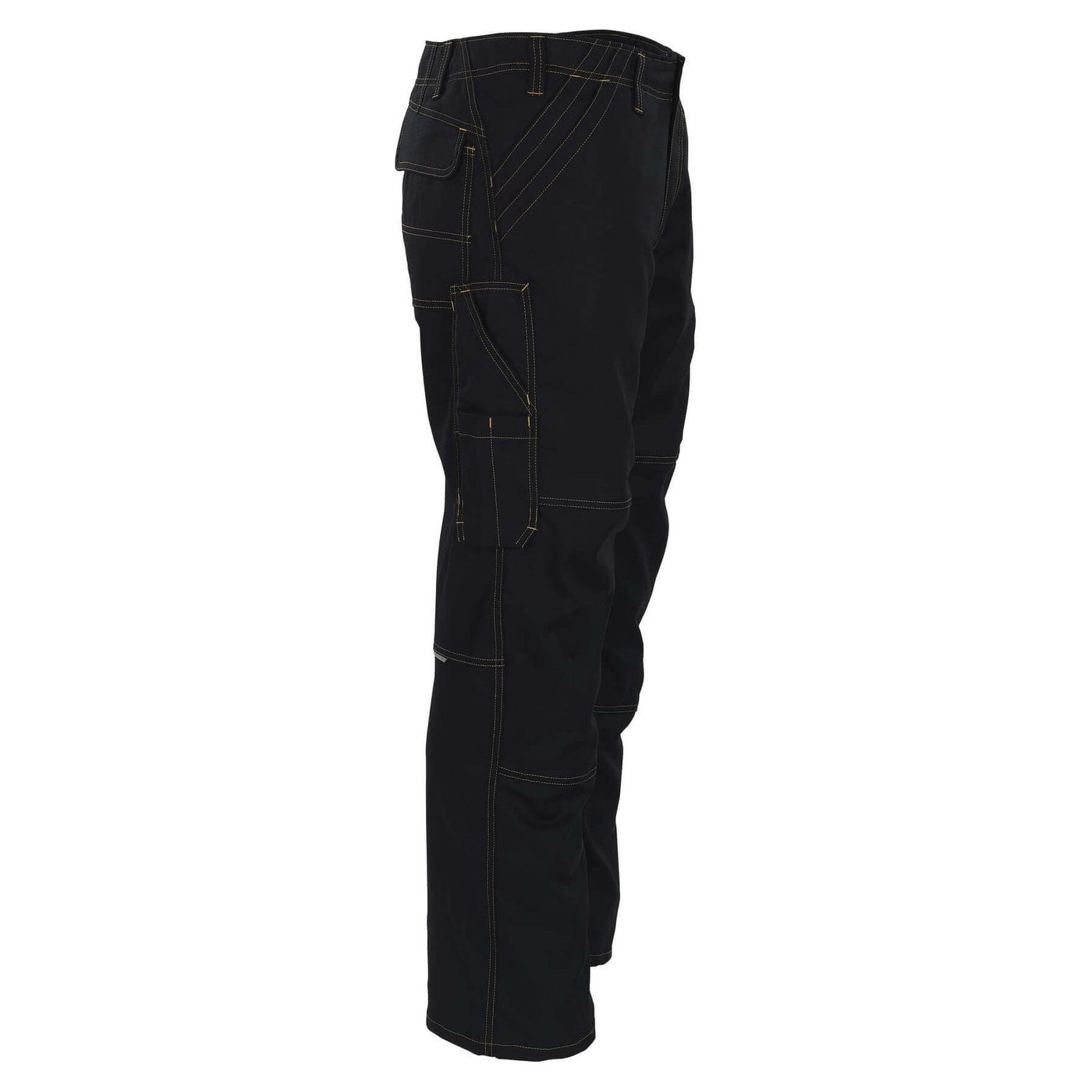 Mascot Faro Work Trousers Thigh-Pockets 05279-010 Left #colour_black