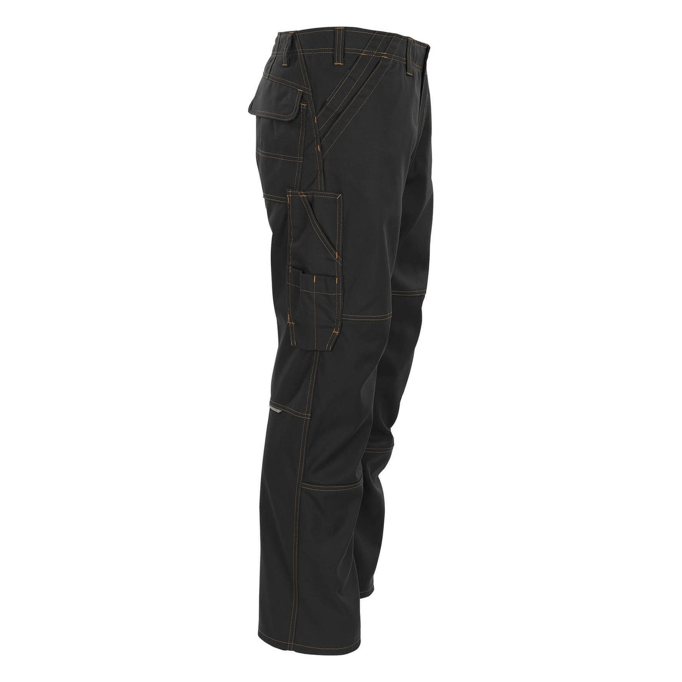 Mascot Faro Work Trousers Thigh-Pockets 05279-010 Left #colour_dark-anthracite-grey