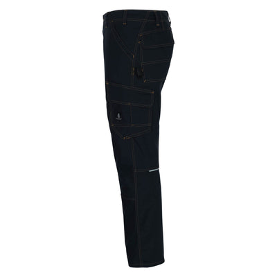 Mascot Faro Work Trousers Thigh-Pockets 05279-010 Right #colour_dark-navy-blue