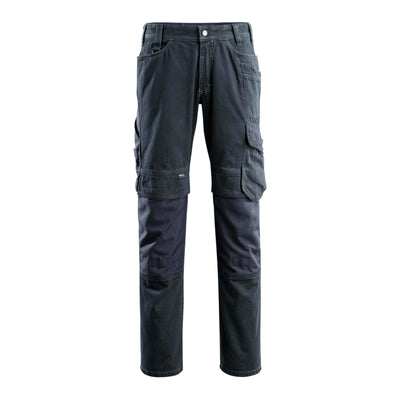 Mascot Ferrol Jeans Kneepad pockets 15179-207 Front #colour_dark-blue-denim