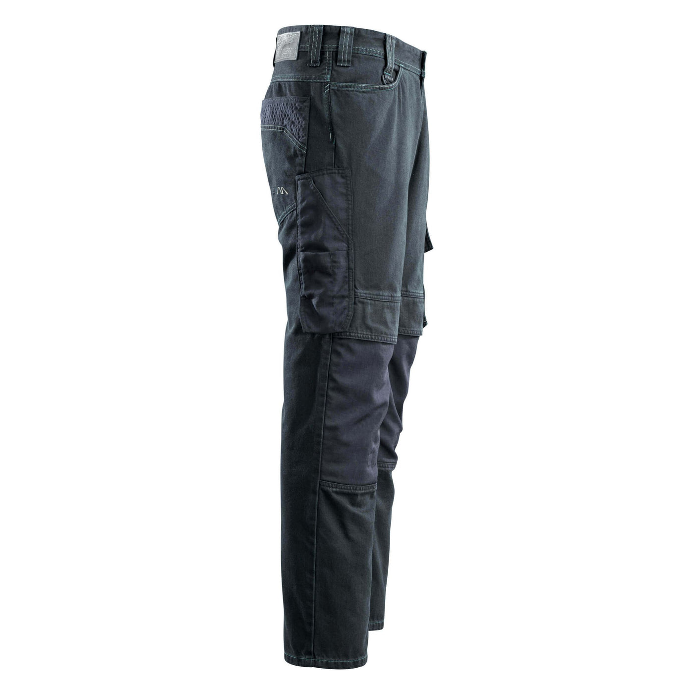 Mascot Ferrol Jeans Kneepad pockets 15179-207 Left #colour_dark-blue-denim