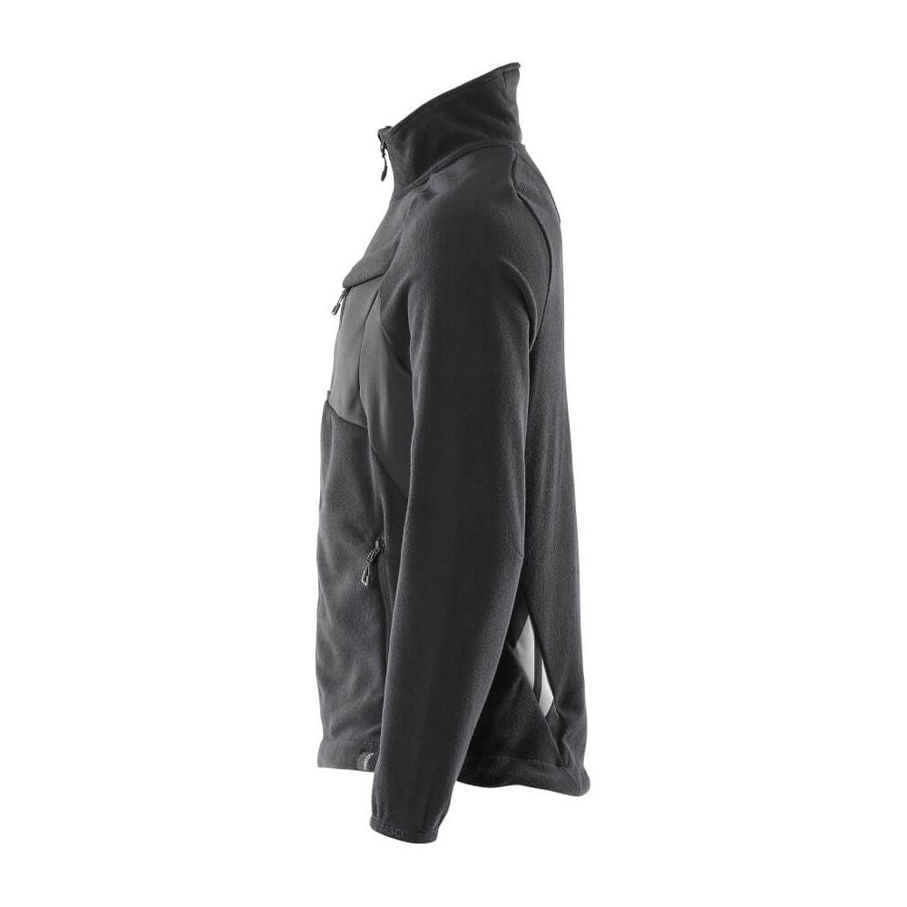 Mascot Fleece Jacket Zip-Up 18303-137 Right #colour_black