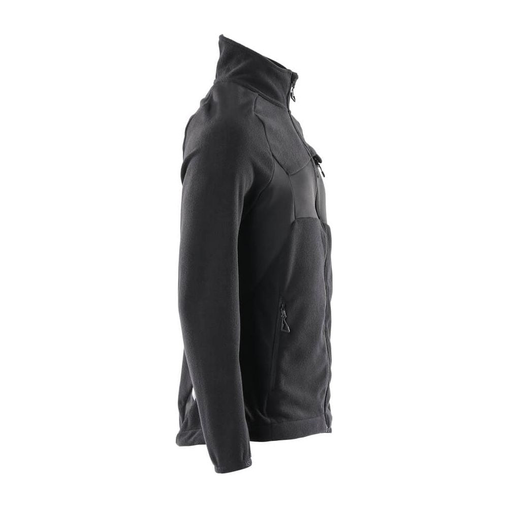 Mascot Fleece Jacket Zip-Up 18303-137 Left #colour_black