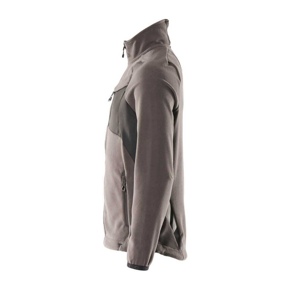 Mascot Fleece Jacket Zip-Up 18303-137 Right #colour_dark-anthracite-grey-black