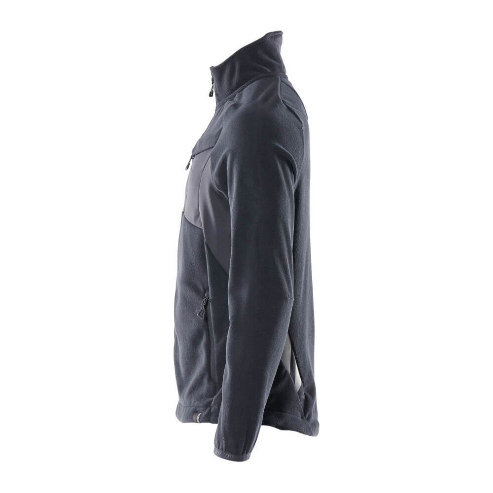 Mascot Fleece Jacket Zip-Up 18303-137 Right #colour_dark-navy-blue