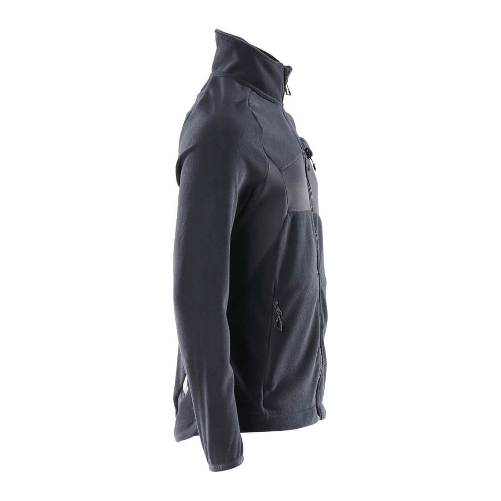 Mascot Fleece Jacket Zip-Up 18303-137 Left #colour_dark-navy-blue