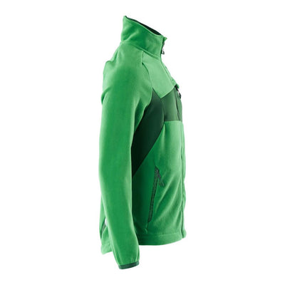 Mascot Fleece Jacket Zip-Up 18303-137 Left #colour_grass-green-green
