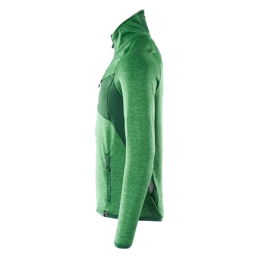 Mascot Fleece Jumper Half-Zip 18003-316 Right #colour_grass-green-green