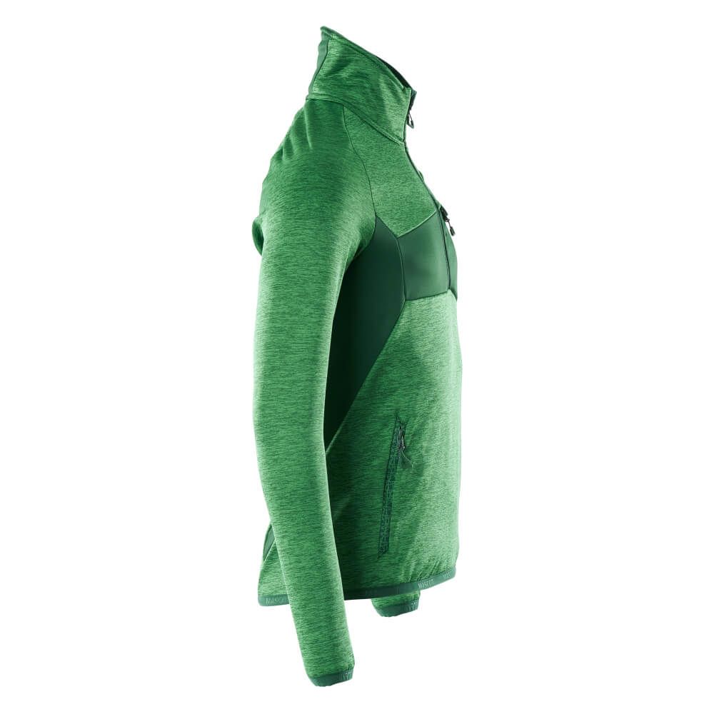 Mascot Fleece Jumper Half-Zip 18003-316 Left #colour_grass-green-green