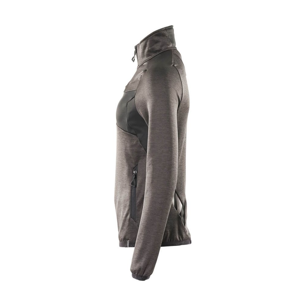 Mascot Fleece-Jumper Half-Zip 18053-316 Right #colour_dark-anthracite-grey-black