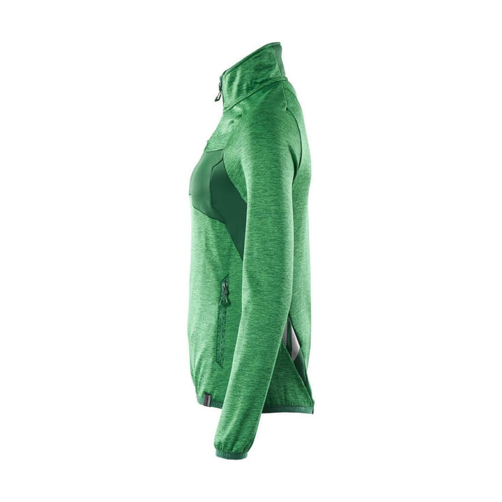 Mascot Fleece-Jumper Half-Zip 18053-316 Right #colour_grass-green-green