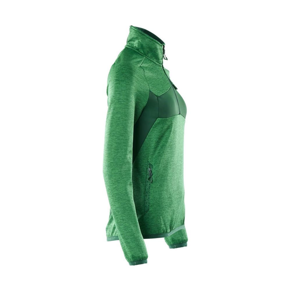 Mascot Fleece-Jumper Half-Zip 18053-316 Left #colour_grass-green-green