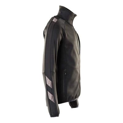 Mascot Fleece Jumper Zip 18603-316 Left #colour_black