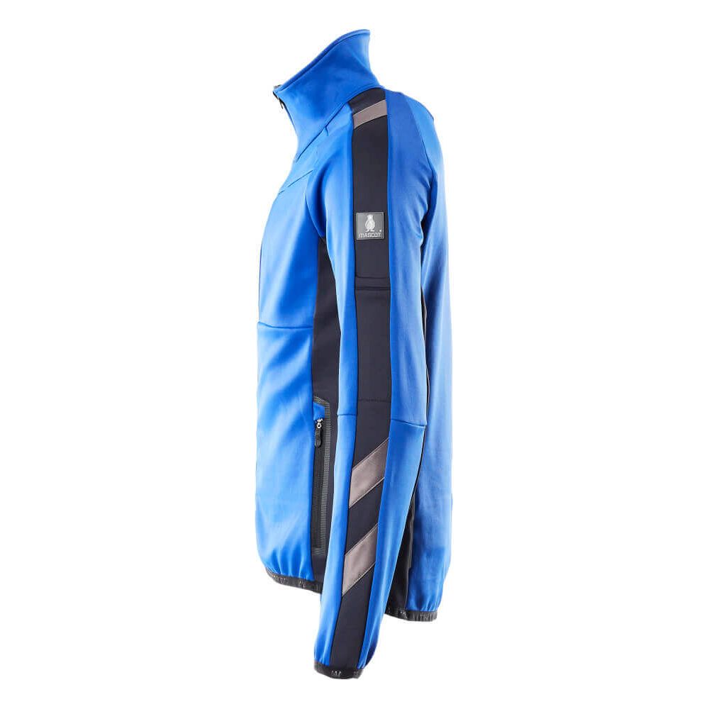 Mascot Fleece Jumper Zip 18603-316 Right #colour_royal-blue-dark-navy-blue