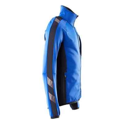 Mascot Fleece Jumper Zip 18603-316 Left #colour_royal-blue-dark-navy-blue