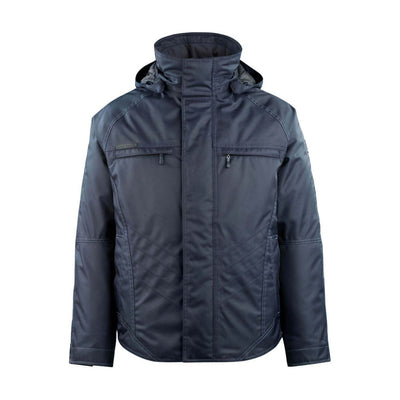 Mascot Frankfurt Winter Work Jacket 12135-211 Front #colour_dark-navy-blue