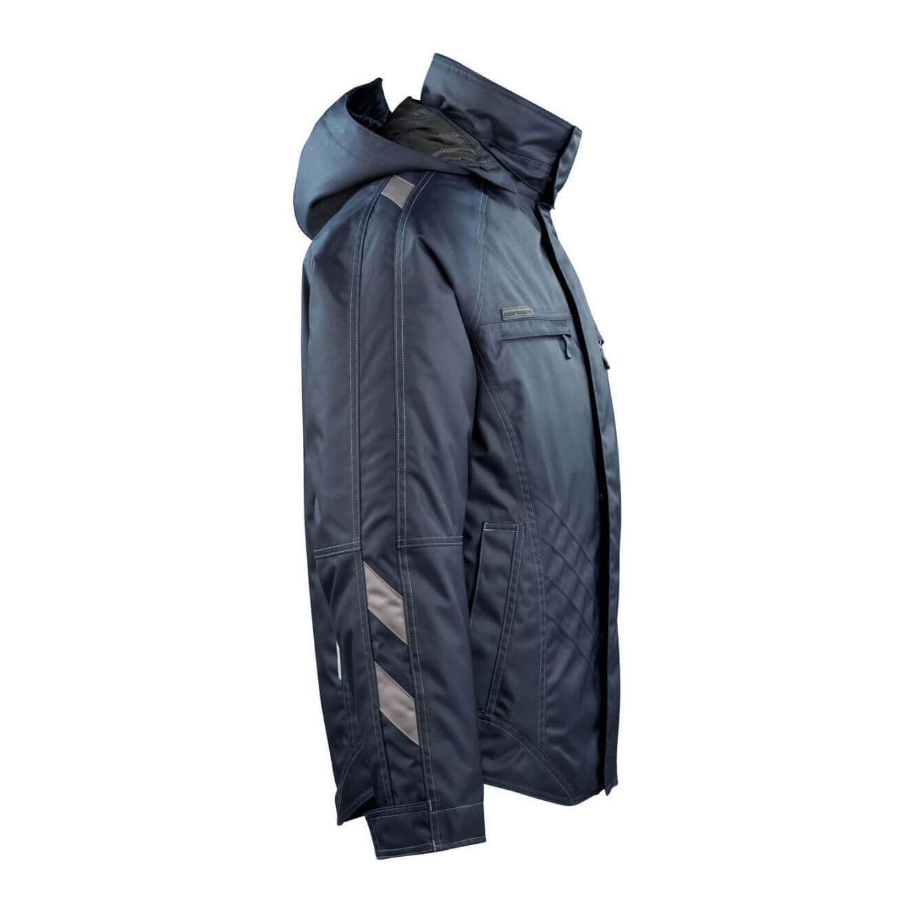 Mascot Frankfurt Winter Work Jacket 12135-211 Left #colour_dark-navy-blue