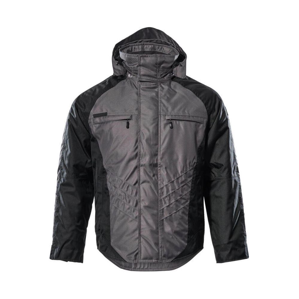 Mascot Frankfurt Work Jacket Winter 12035-211 Front #colour_anthracite-grey-black