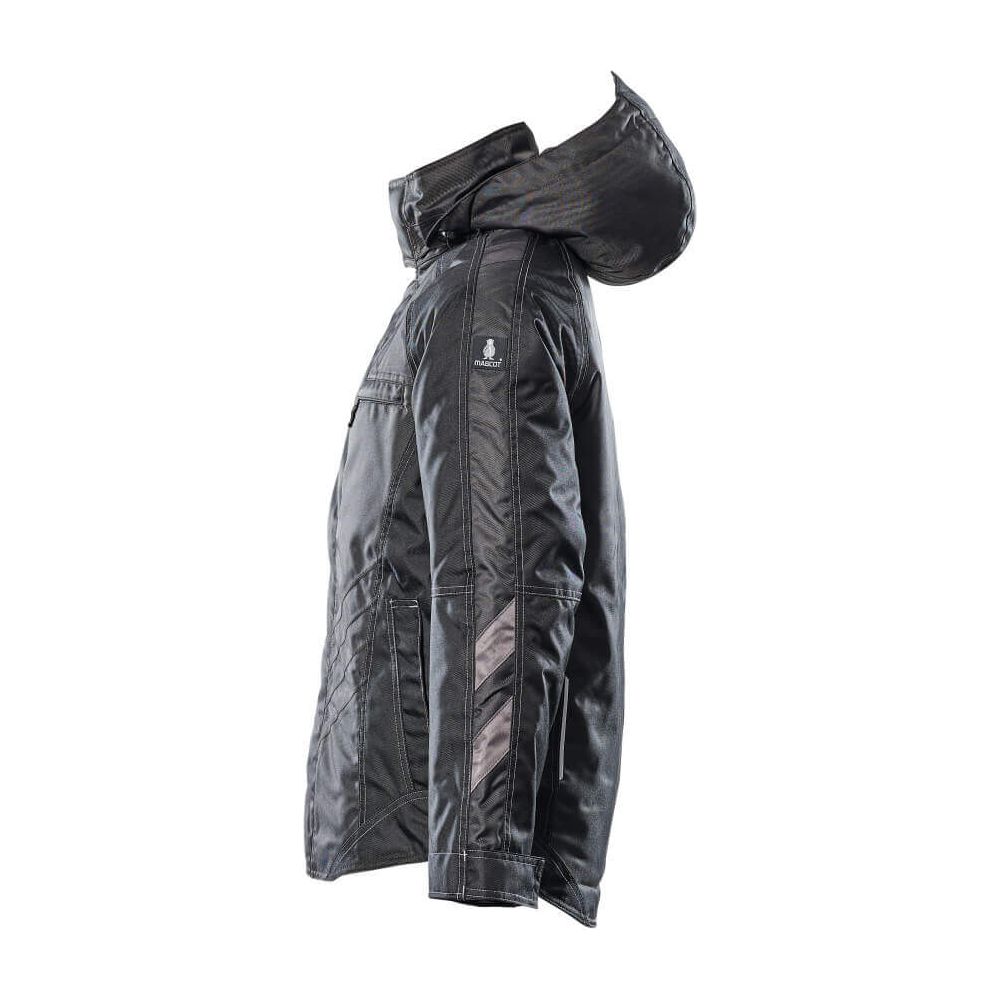 Mascot Frankfurt Work Jacket Winter 12035-211 Right #colour_dark-anthracite-grey-black