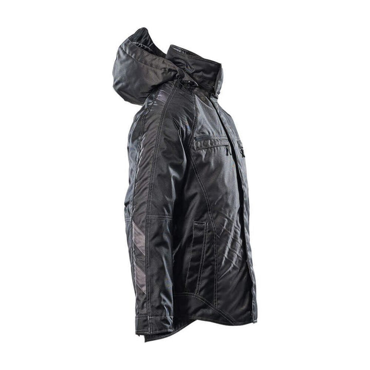 Mascot Frankfurt Work Jacket Winter 12035-211 Left #colour_dark-anthracite-grey-black