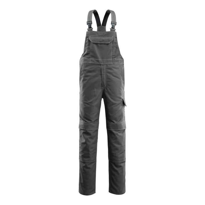 Mascot Freibourg Bib Brace Overall 06669-135 Front #colour_dark-anthracite-grey