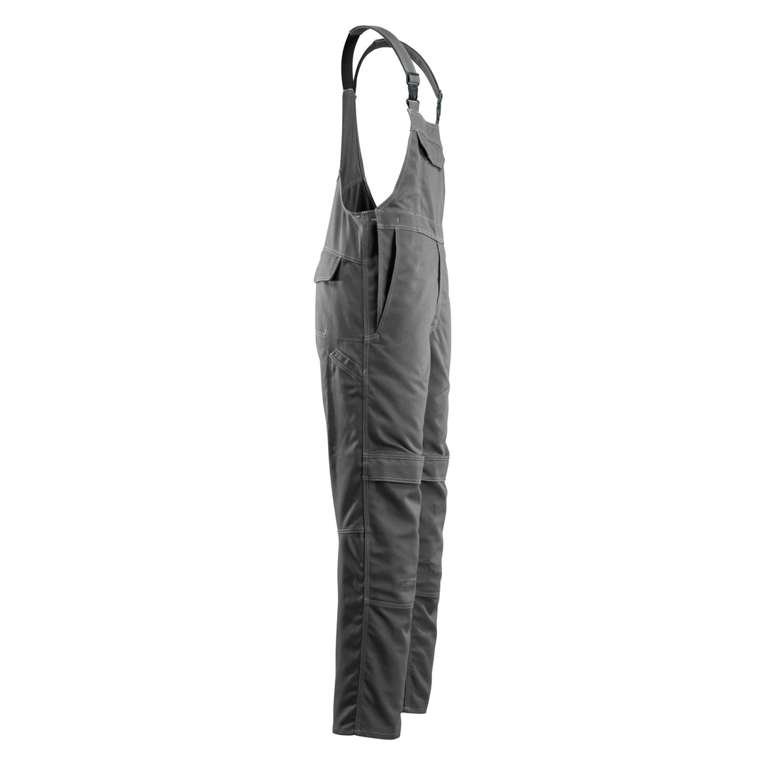 Mascot Freibourg Bib Brace Overall 06669-135 Left #colour_dark-anthracite-grey