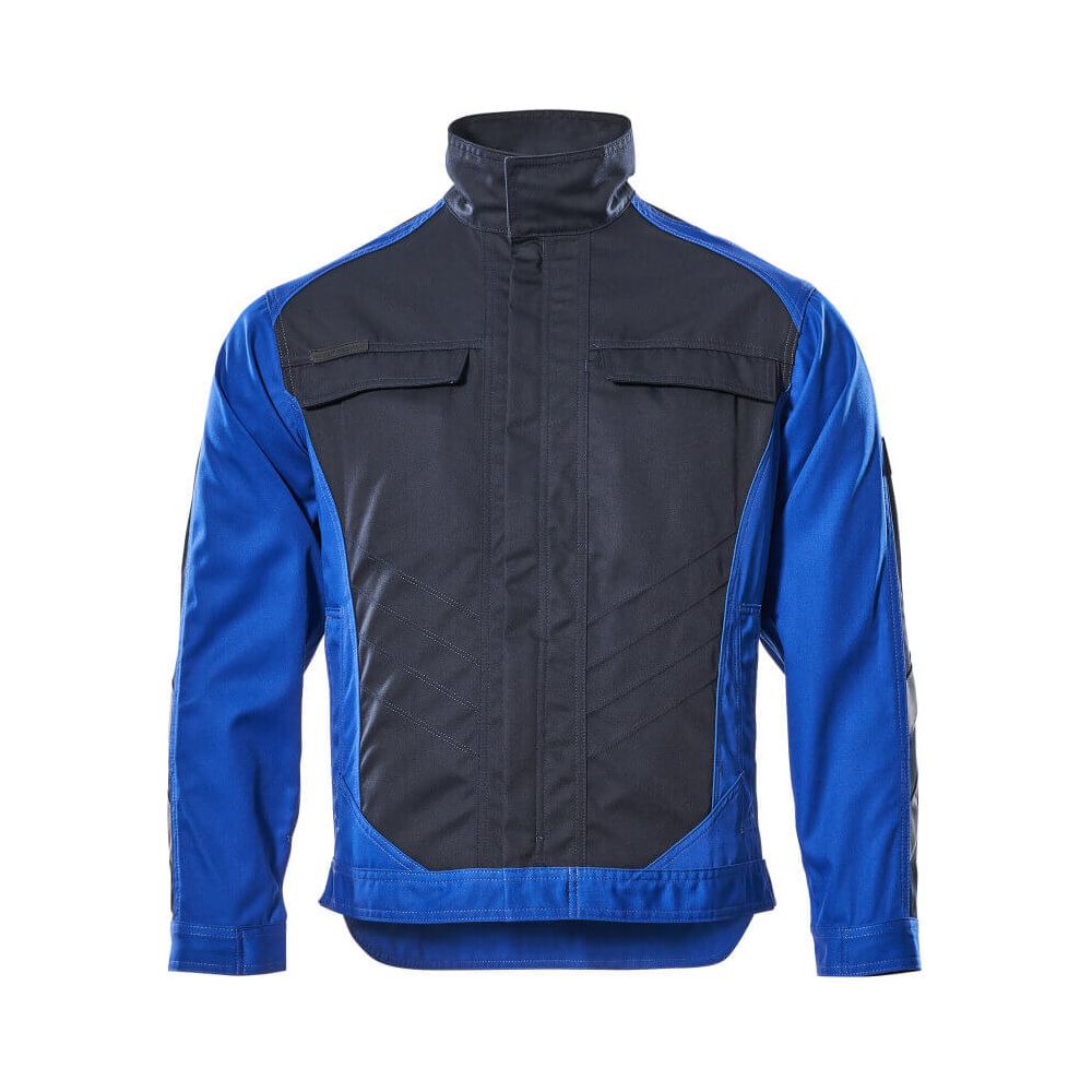 Mascot Fulda Work Jacket 12209-442 Front #colour_dark-navy-blue-royal-blue