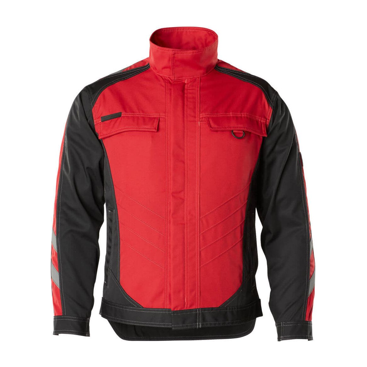 Mascot Fulda Work Jacket 12209-442 Front #colour_red-black