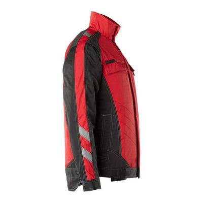 Mascot Fulda Work Jacket 12209-442 Left #colour_red-black