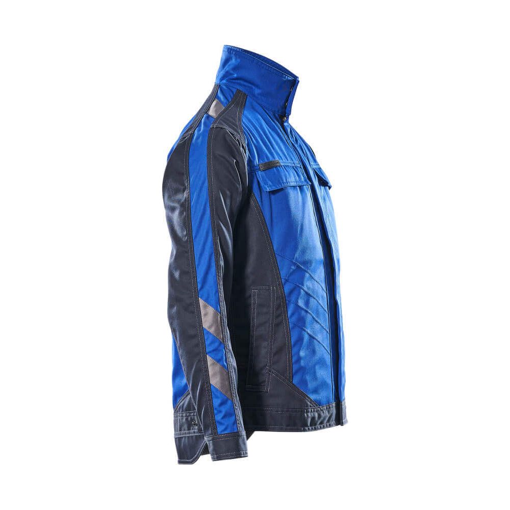 Mascot Fulda Work Jacket 12209-442 Left #colour_royal-blue-dark-navy-blue