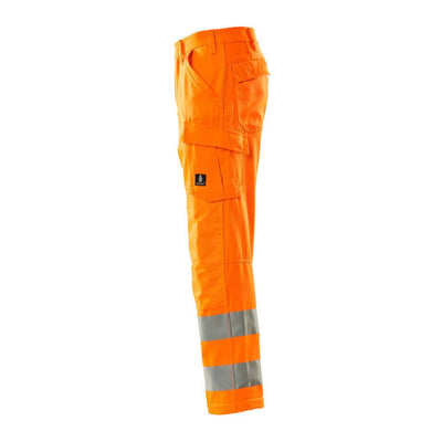 Mascot Geraldton Hi-Vis Trousers 16879-860 Right #colour_hi-vis-orange