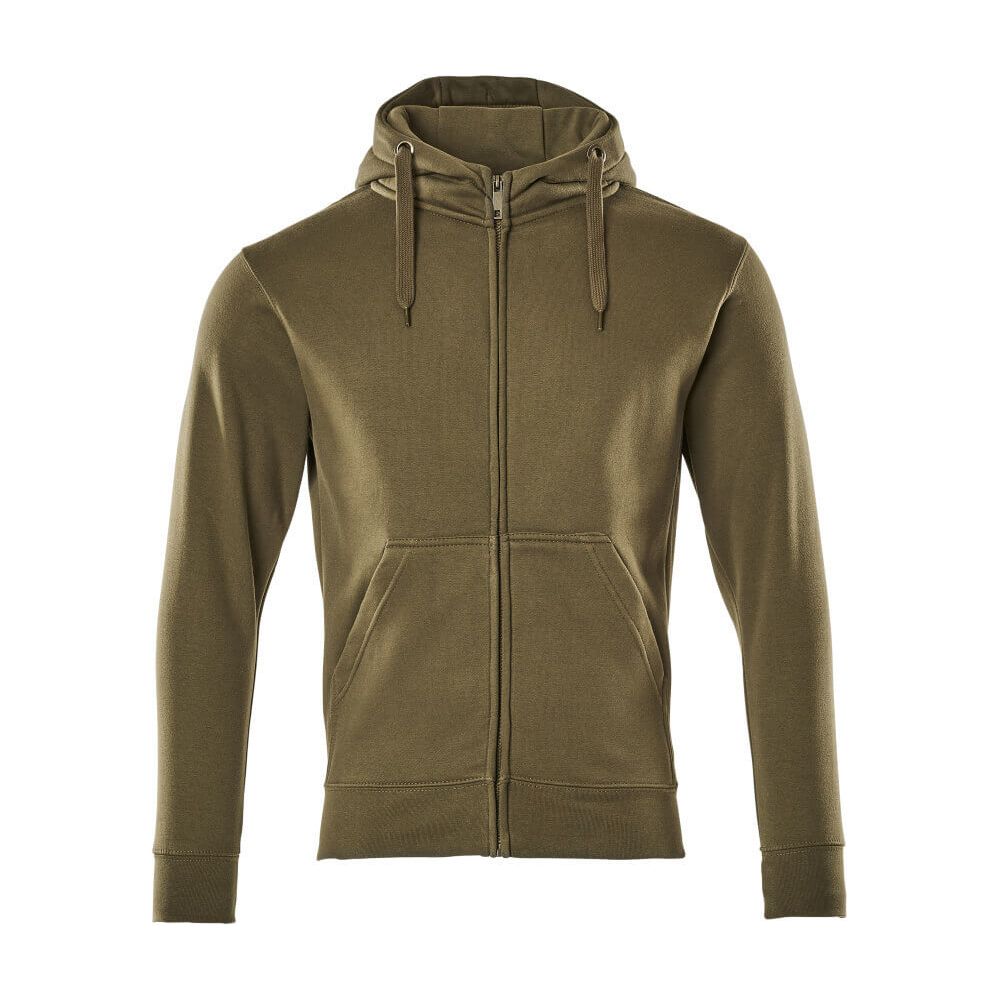 Mascot Gimont Hoodie Zip-Up 51590-970 Front #colour_moss-green