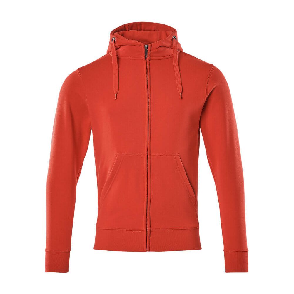 Mascot Gimont Hoodie Zip-Up 51590-970 Front #colour_traffic-red
