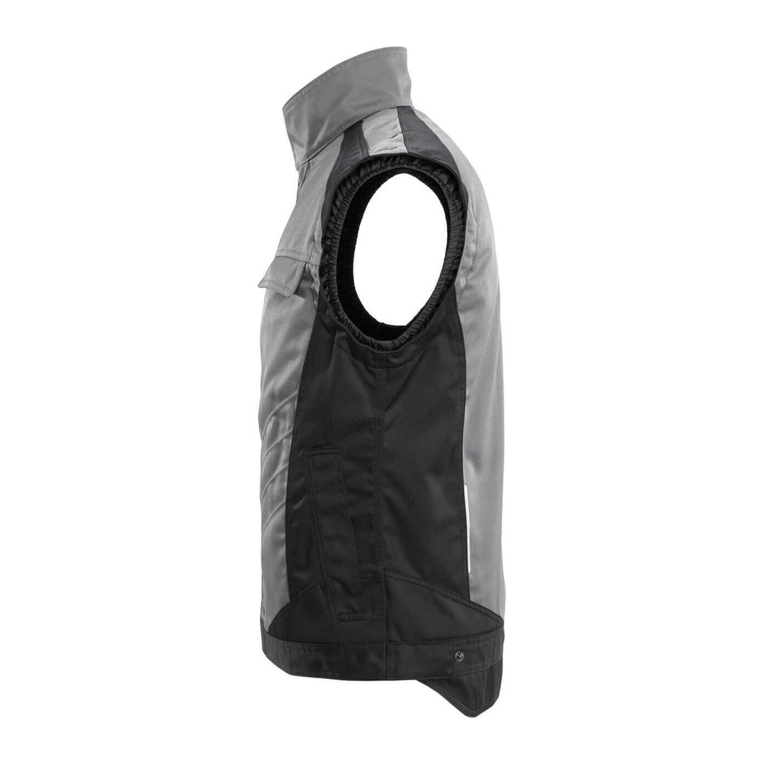 Mascot Hagen Lightweight Work Gilet 12254-442 Right #colour_anthracite-grey-black