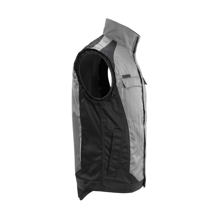 Mascot Hagen Lightweight Work Gilet 12254-442 Left #colour_anthracite-grey-black