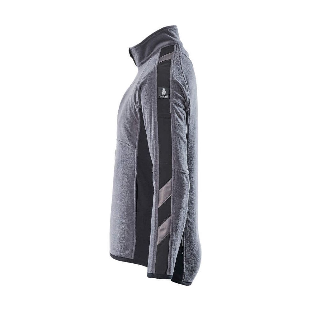 Mascot Hannover Fleece Jacket Two-Tone 16003-302 Right #colour_anthracite-grey-black