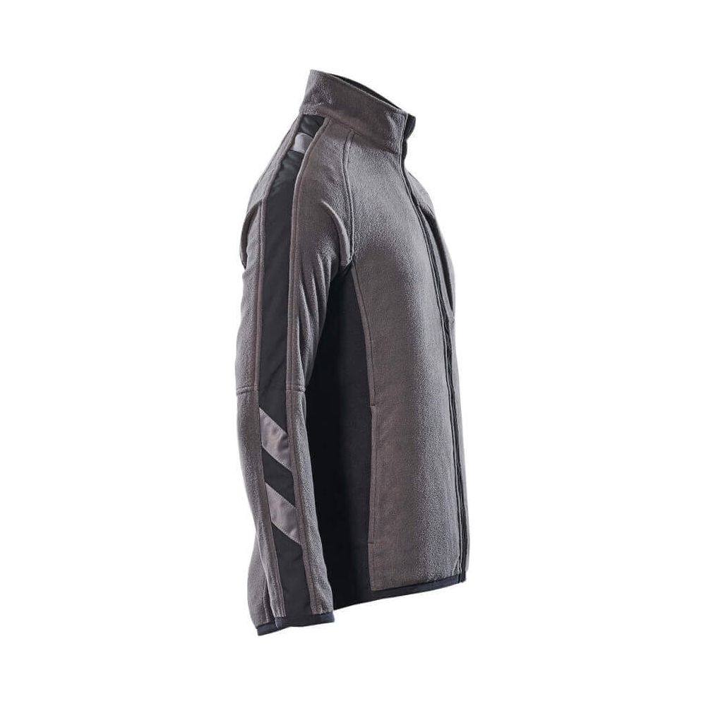 Mascot Hannover Fleece Jacket Two-Tone 16003-302 Left #colour_dark-anthracite-grey-black