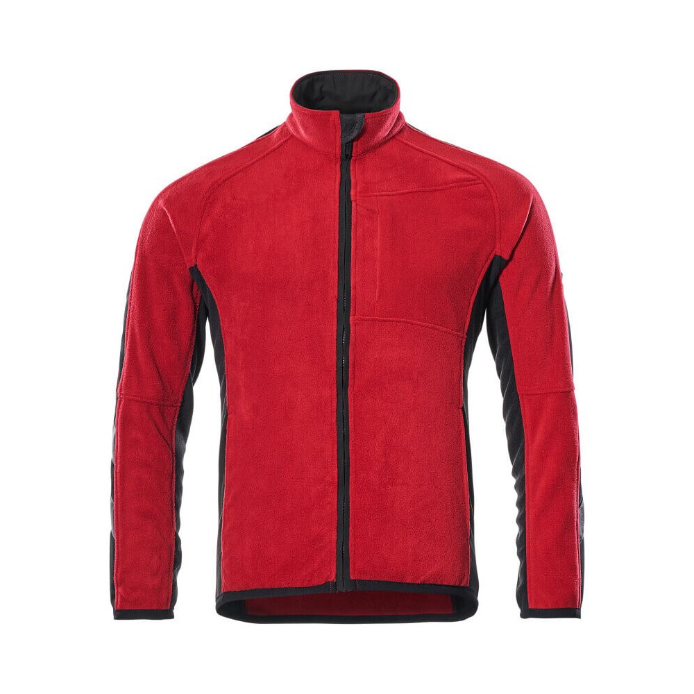Mascot Hannover Fleece Jacket Two-Tone 16003-302 Front #colour_red-black