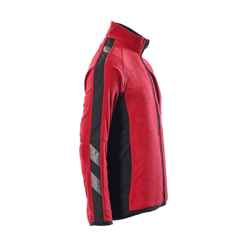 Mascot Hannover Fleece Jacket Two-Tone 16003-302 Left #colour_red-black