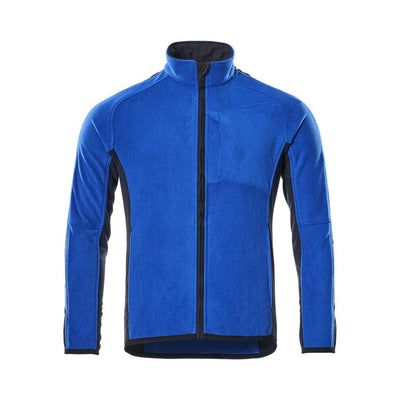 Mascot Hannover Fleece Jacket Two-Tone 16003-302 Front #colour_royal-blue-dark-navy-blue