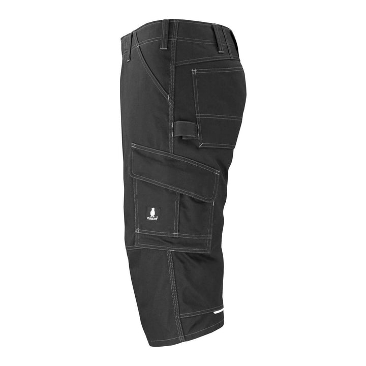 Mascot Hartford 3-4-Length Work Trousers 14549-630 Right #colour_black