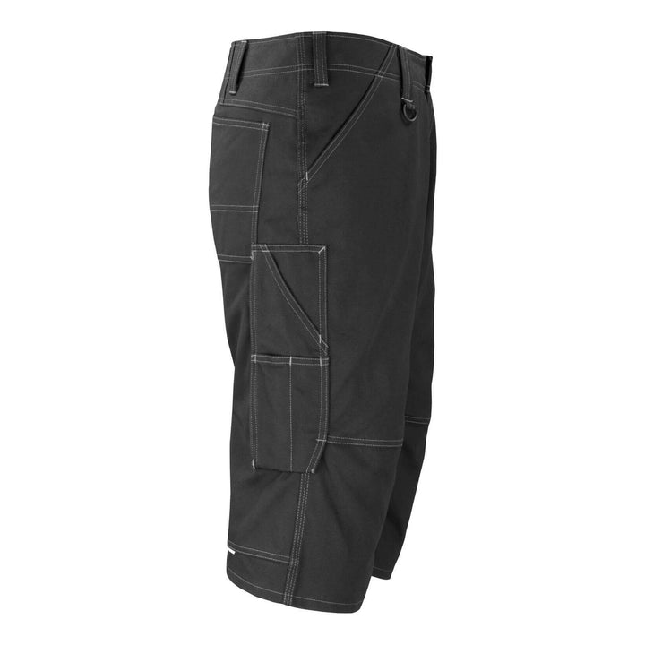 Mascot Hartford 3-4-Length Work Trousers 14549-630 Left #colour_black