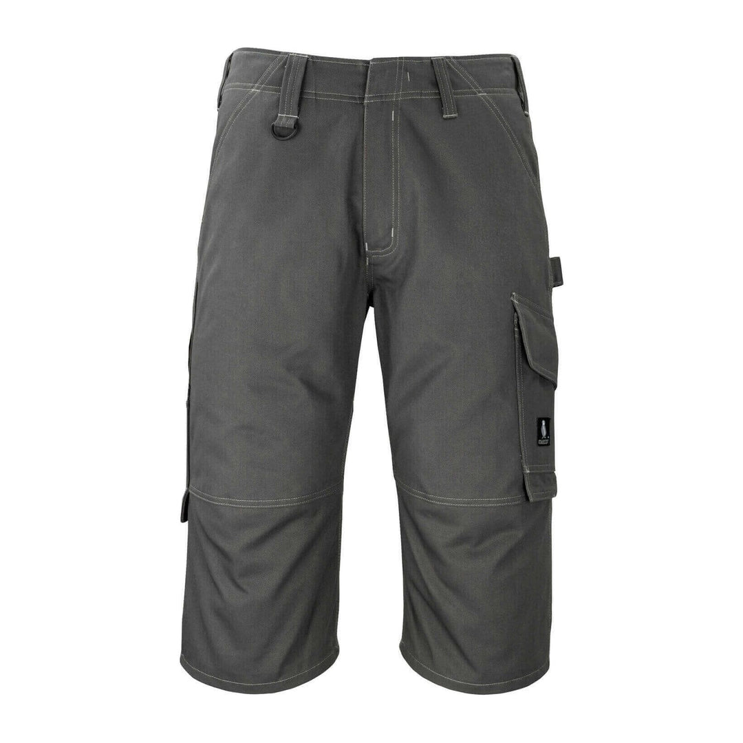 Mascot Hartford 3-4-Length Work Trousers 14549-630 Front #colour_dark-anthracite-grey